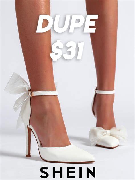 jimmy choo bow shoes dupe|jimmy choo heels with bows.